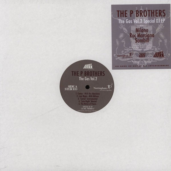 P Brothers : The Gas Vol. 2 (12", EP)