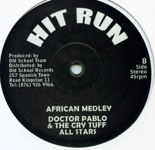 Carol Kalphat / Doctor Pablo & The Cry Tuff All Stars : African Land / African Medley (12", RE)