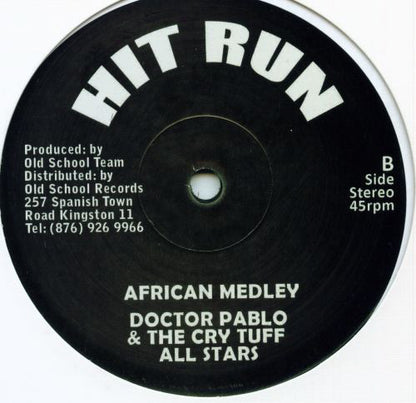 Carol Kalphat / Doctor Pablo & The Cry Tuff All Stars : African Land / African Medley (12", RE)
