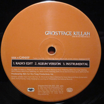 Ghostface Killah : Camay / Daytona 500 (12", Promo)