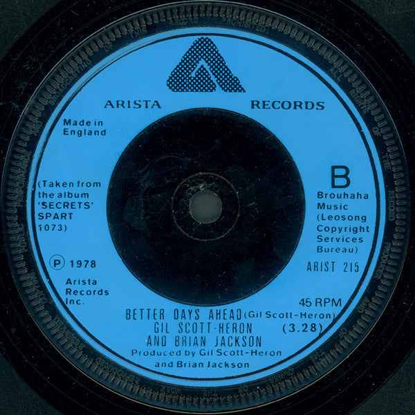 Gil Scott-Heron & Brian Jackson : Show Bizness (7")