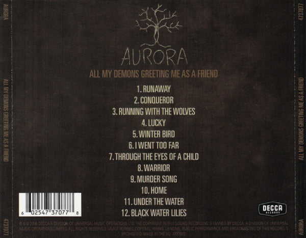 Aurora (16) : All My Demons Greeting Me As A Friend (CD, Album, RE)