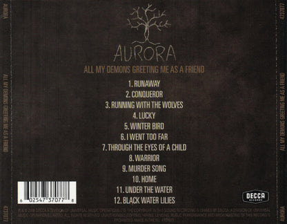 Aurora (16) : All My Demons Greeting Me As A Friend (CD, Album, RE)
