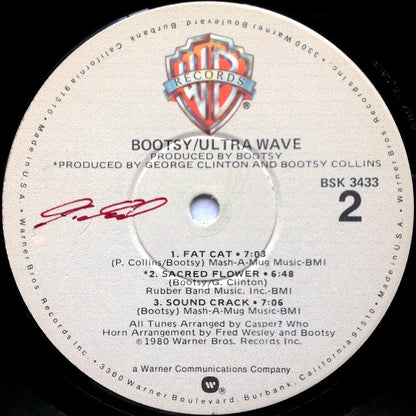 Bootsy* : Ultra Wave (LP, Album, Los)