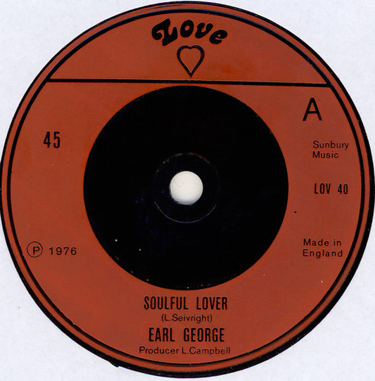 Earl George : Soulful Lover (7")