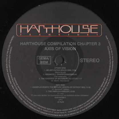 Various : Harthouse Compilation Chapter 3 (Axis Of Vision) (2xLP, Comp)