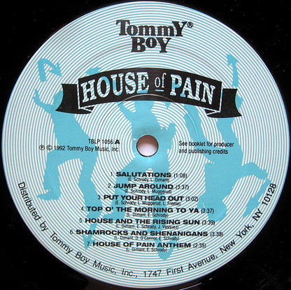 House Of Pain : House Of Pain (Fine Malt Lyrics) (LP, Album)
