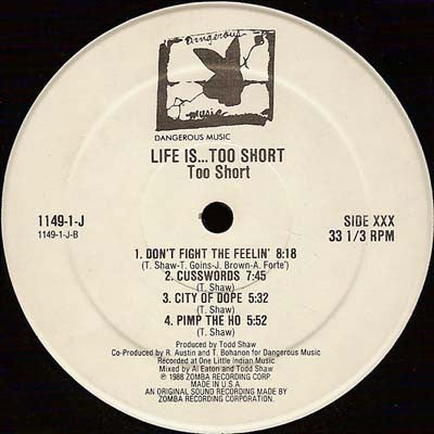 Too Short : Life Is... Too Short (LP, Album)