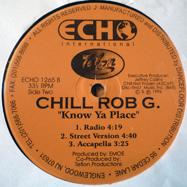 Chill Rob G : Let Me Know Something (12")