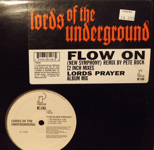 Lords Of The Underground : Flow On (New Symphony) (12")