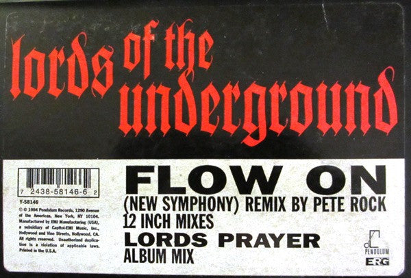 Lords Of The Underground : Flow On (New Symphony) (12")