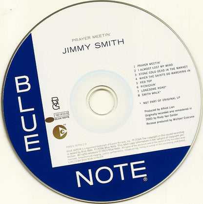 Jimmy Smith With  Stanley Turrentine : Prayer Meetin' (CD, Album, Copy Prot., RE, RM)