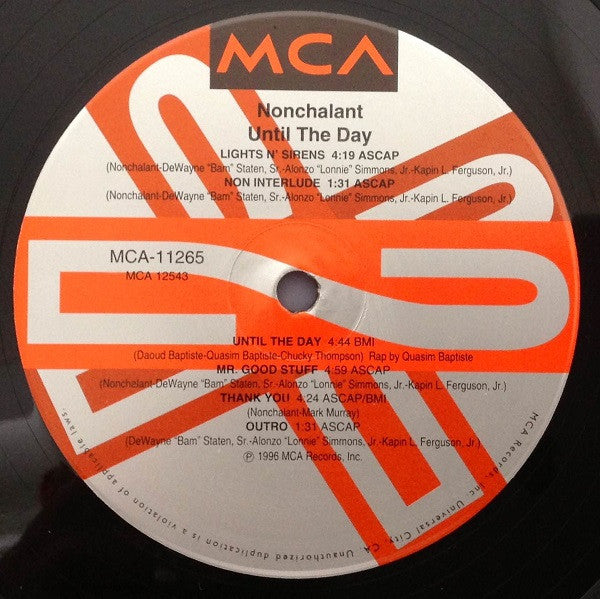 Nonchalant : Until The Day (LP, Album)