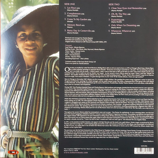 Minnie Riperton : Come To My Garden (LP, Album, RE, Gre)