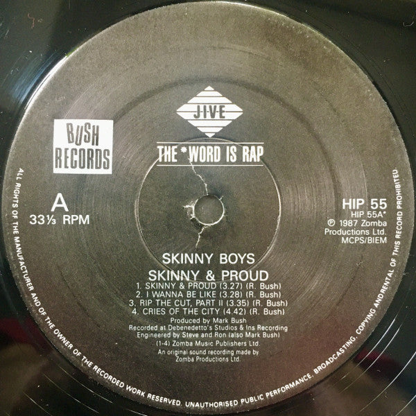Skinny Boys : Skinny & Proud (LP, Album)