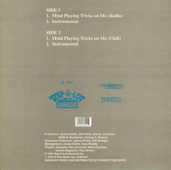 Geto Boys : Mind Playing Tricks On Me (12")