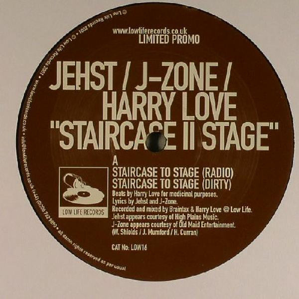 Jehst / J-Zone / Harry Love : Staircase II Stage (12", Ltd, Promo)