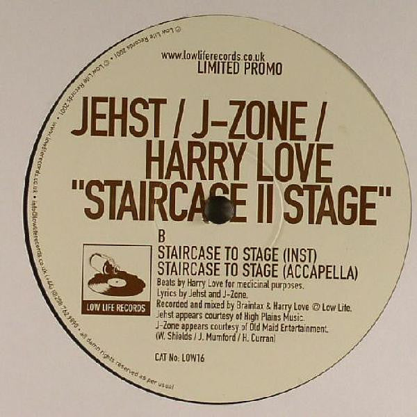 Jehst / J-Zone / Harry Love : Staircase II Stage (12", Ltd, Promo)