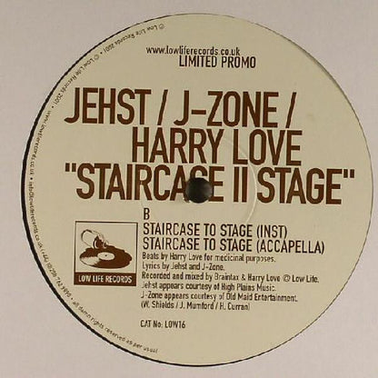 Jehst / J-Zone / Harry Love : Staircase II Stage (12", Ltd, Promo)