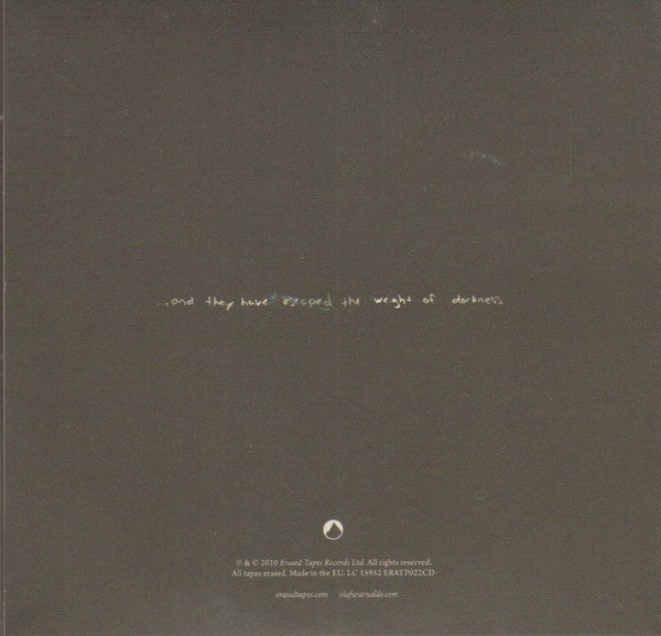 Ólafur Arnalds : ...And They Have Escaped The Weight Of Darkness (CD, Album, RE)