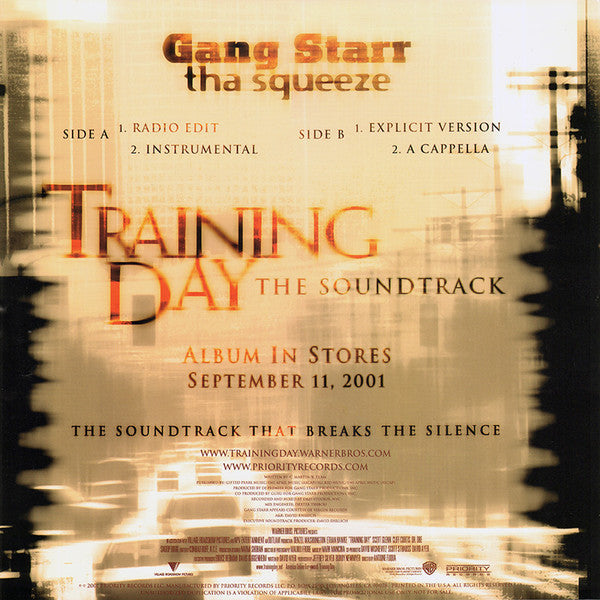 Gang Starr : Tha Squeeze (12", Promo)