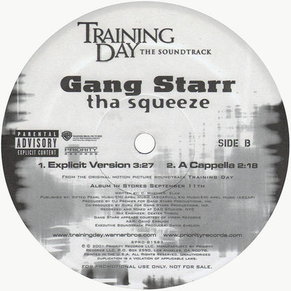 Gang Starr : Tha Squeeze (12", Promo)