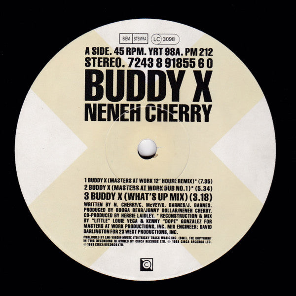Neneh Cherry : Buddy X (12", Single)