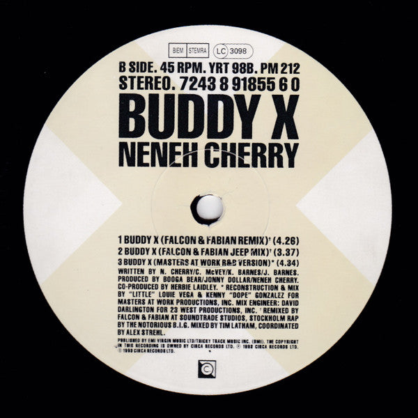 Neneh Cherry : Buddy X (12", Single)