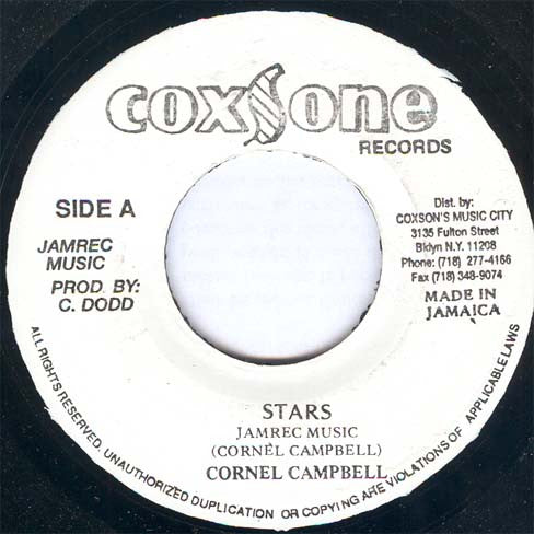Cornel Campbell* : Stars (7", RE)