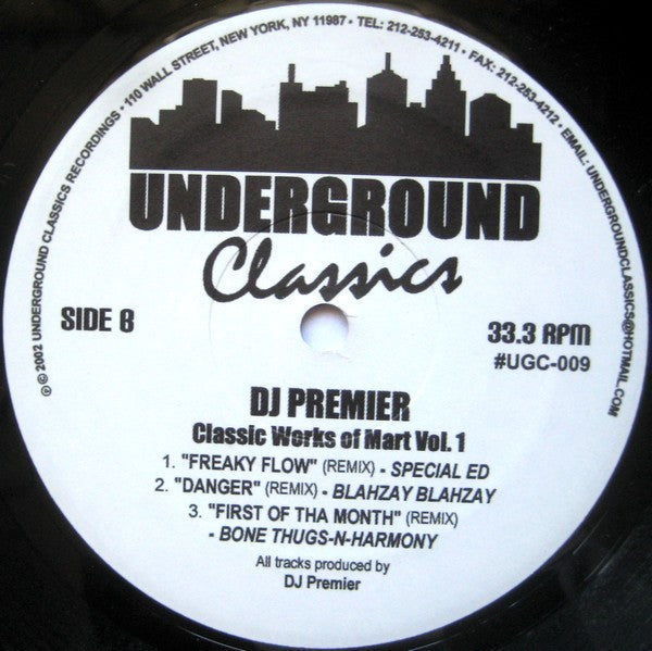 DJ Premier : Classic Works Of Mart Vol. 1 (12", Unofficial)