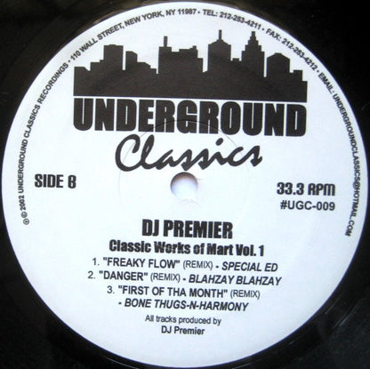 DJ Premier : Classic Works Of Mart Vol. 1 (12", Unofficial)