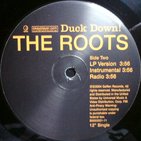 The Roots : Stay Cool / Duck Down! (12", Single)
