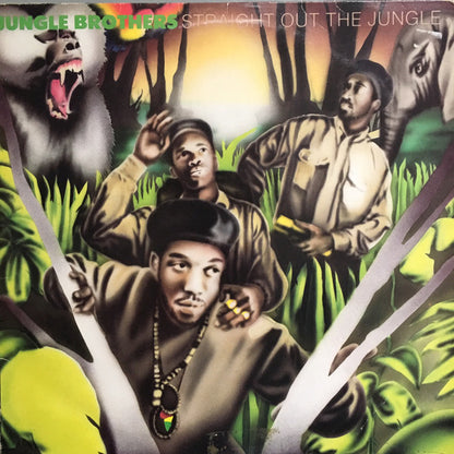 Jungle Brothers : Straight Out The Jungle (LP, Album + 12", Ltd)