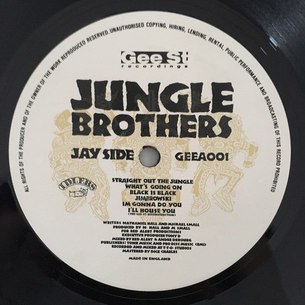 Jungle Brothers : Straight Out The Jungle (LP, Album + 12", Ltd)