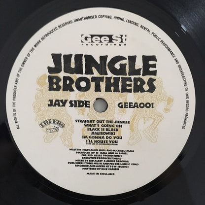 Jungle Brothers : Straight Out The Jungle (LP, Album + 12", Ltd)