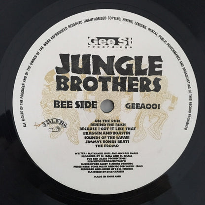 Jungle Brothers : Straight Out The Jungle (LP, Album + 12", Ltd)