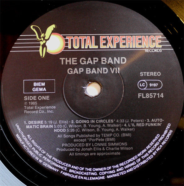 The Gap Band : Gap Band VII (LP, Album)