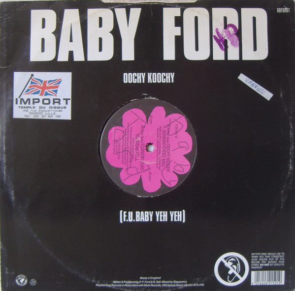 Baby Ford : Oochy Koochy (12", Single, Pin)