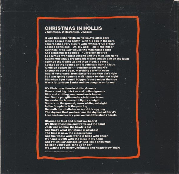 Run-D.M.C.* : Christmas In Hollis (7", Single)