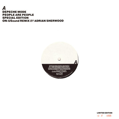 Depeche Mode : People Are People (ON-USound Remix By Adrian Sherwood) (12", Single, Ltd, Num, S/Edition)