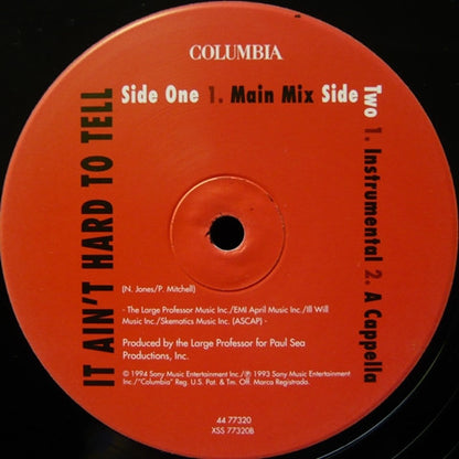 Nas : It Ain't Hard To Tell (12", Single)