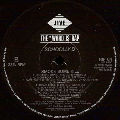 Schoolly D : Smoke Some Kill (LP, Album)