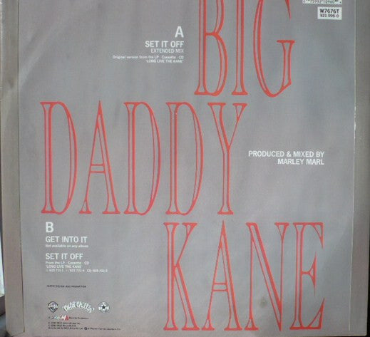 Big Daddy Kane : Set It Off (12")