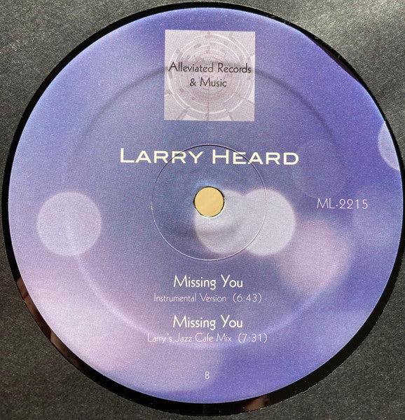 Larry Heard : Missing You (12", RE, RM)