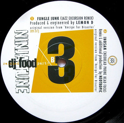 DJ Food : Refried Food Pts. 3 And 4 (2x12")