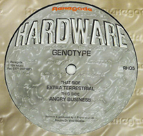 Genotype : Extra Terrestrial / Angry Business (12")