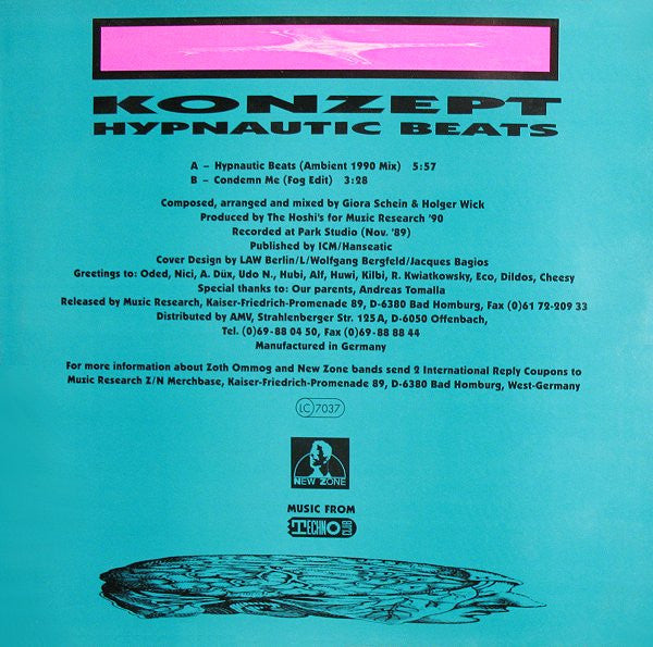 Konzept : Hypnautic Beats (12")
