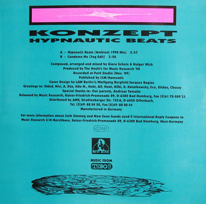 Konzept : Hypnautic Beats (12")