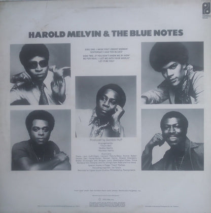 Harold Melvin & The Blue Notes* : Harold Melvin & The Blue Notes (LP, Album, RE)