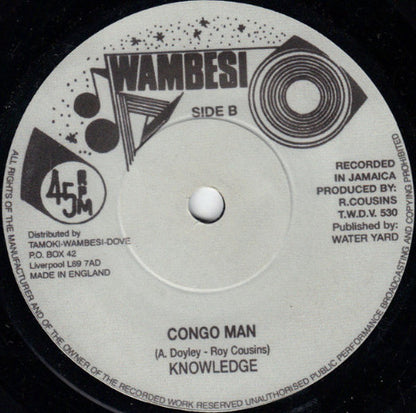 Knowledge (8) : Stumbling Block / Congo Man (7")
